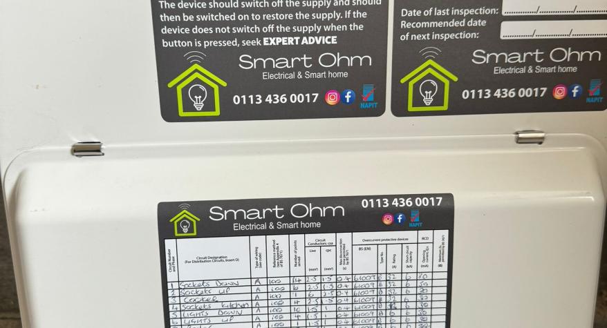 Consumer Unit Replacement by SmartOhm, Armley