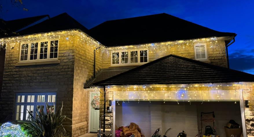 Christmas Light Installation by SmartOhm, Armley